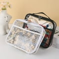 thumbnail image 3 of Wosthever Bolsa de viaje de PVC para juguetes de niños con cremallera, organizador de bloques para rompecabezas y mini juguetes de peluche, Almacenamiento y organización del hogar Negro S, 3 of 6