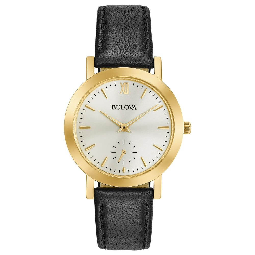 Bulova Bulova Women's Classic Silver Dial Yellow Gold Plated Steel