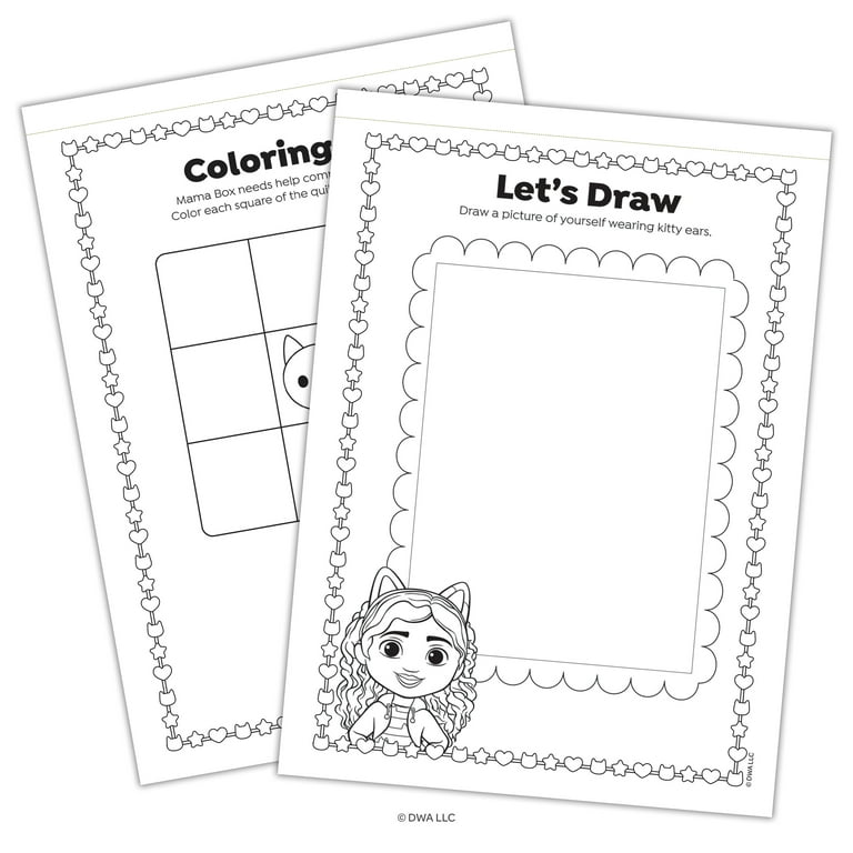 Doll house drawing - Drawing - Sticker