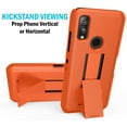 thumbnail image 4 of Nakedcellphone Combo Compatible with Verizon Kyocera DuraSport 5G UW (C6930) Case, Slim Kickstand Phone Cover with [Rotating/Ratchet] Belt Clip Holster Combination, 4 of 10