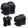 thumbnail image 1 of Rodilleras para Niños, Juego de Coderas, Equipo de Protección para Niños Pequeños, Rodilleras para Niñas y Niños con Muñequeras, Color Negro, 1 of 6