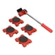 thumbnail image 2 of 5Pcs Furniture Moving Lifter Adjustable Height Multifunctional Heavy Duty Handling Tool Base, 2 of 5