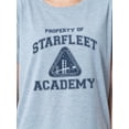 thumbnail image 4 of Star Trek Star Fleet Academy Women's 2 Piece Pajama Set Short Sleeve and Shorts Loungewear Sleepwear PJ, 4 of 7