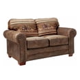 thumbnail image 4 of American Furniture Classics Model 8500-40S Lodge Style Wild Horses 4-Piece Set with Sleeper, 4 of 13