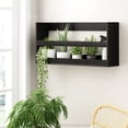 thumbnail image 3 of Estante de almacenamiento para montaje en pared Furinno Hermite Espresso, 3 of 6