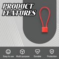 thumbnail image 4 of MELIVO Bike Lock,11.02" Bike Lock with Key,Unopening Steel Cable Bicycle Lock Bicycle Lock,Red, 4 of 7