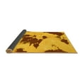 thumbnail image 2 of Ahgly Company Indoor Rectangle Abstract Yellow Modern Area Rugs, 4' x 6', 2 of 4