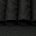 thumbnail image 4 of Round Braided Placemats Set of 6 Table Mats for Dining Tables Woven Washable Non-Slip Place mats 15 Inch, Black, 4 of 7