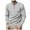 Grey, variant on European Business Men Loose Fit Long Sleeve T-Shirt Solid Color Open Neck Button Down Casual Comfortable Sports Top Men's Lightweight Crewneck Tee Tops
