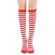 thumbnail image 5 of Calcetines hasta la rodilla a rayas de colores Calcetines de elfo hasta la rodilla Calcetines largos a rayas elásticos, 5 of 5