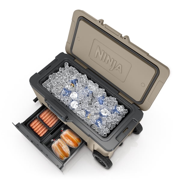 Ninja Outdoor FrostVault™ 65qt Wheeled Cooler with Cold Dry Zone
