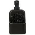 thumbnail image 5 of Mainstays Ceramic Liquid Soap Pump with Sponge Caddy Black Ceramic, 5 of 6