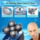thumbnail image 2 of Bald Head Electric Shaver Cordless Men's Shaver 5 in 1 Waterproof and Dry for Men 5 Head Electric Shaver for Head Shaving, 2 of 5