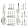 thumbnail image 1 of Juego de 24 Colgantes Prismas Cristal para Candelabro 38 Mm, Piezas CaráMbano en Forma LáGrima Transparente, Cristales Repuesto, 1 of 5