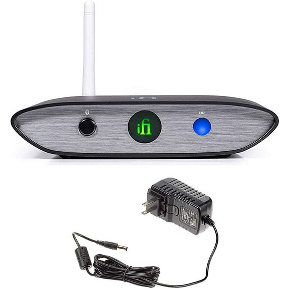 iFi Zen Blue HiFi Bluetooth Receiver and Wireless DAC for Smartphones, Tablets, Computers Bundle with iPower 5V Low Noise Power Supply