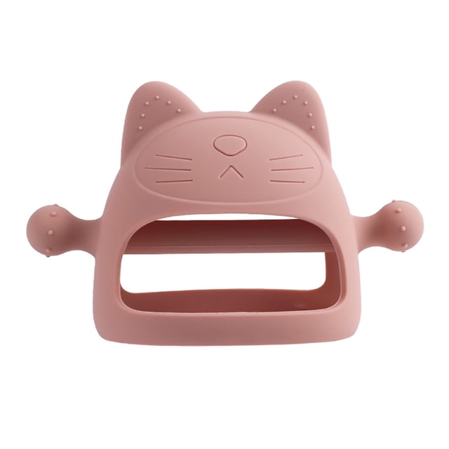 Juguete de agarre con palo para rechinar los dientes para niños y niñas, juguete suave para reparar dientes, juguete para exploración sensorial y corrección dental.