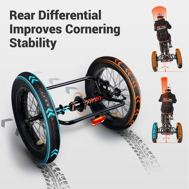 Ice Adventure Bafang Mid Drive On Recumbent Trike Ice Adventure