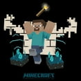 thumbnail image 2 of Mens Minecraft Steve Torch Escape T Shirt, 2 of 5