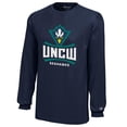 thumbnail image 2 of Youth Champion Navy UNC Wilmington Seahawks Jersey Long Sleeve T-Shirt, 2 of 3