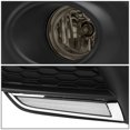 thumbnail image 2 of DNA Motoring FL-ZTL-248-SM For 2016 to 2017 Honda Civic Sedan/Coupe Pair Bumper Driving LED DRL Fog Light Lamp+Switch Smoked Lens, 2 of 5