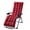 Red, variant on Chaise Lounger Cushion with 6 Ties Indoor Long Bench Cushion for Recliner Dormette Swing Bench Deck Chair Cushion for Outdoor Indoor Home Office Red 71x22x4in