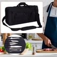thumbnail image 1 of Estuche de transporte para cuchillos de chef con cremallera, herramienta de cocina, almacenamiento versátil, portacubiertos multiusos para viajes,, 1 of 8