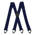 thumbnail image 4 of Tirantes elásticos y resistentes para hombre, accesorios de disfraces, ajustables y cómodos de 3,8 cm (1,5 pulgadas). Azul marino 4 ganchos, 4 of 8