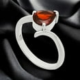 thumbnail image 4 of Hessonite Garnet 925 Sterling Silver Ring s.7.5 Jewelry R-1731 AGR1022_B_7.5, 4 of 6