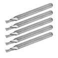 thumbnail image 2 of Spiral Milling Cutter,5pcs Spiral End Mill Single Flute Spiral End Mills Spiral Router Bit Tailored for Perfection, 2 of 8