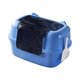 thumbnail image 3 of Caja de arena para gatos totalmente cubierta, bandeja de arena, orinal convertible fácil de instalar, inodoro con capucha para baño, hogar y dormitori Azul, 3 of 8