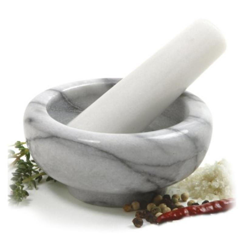 Norpro 693 White Marble Mortar and Pestle 