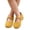 Yellow, variant on Girls Faux Suede Mary Jane Flats, Soft Non Slip Princess Shoes Fashion Casual Shoes for Kids Yellow 30