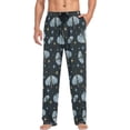 thumbnail image 3 of Men's Pajama Pants with Pockets Sleepwear Lounge Pants Stretch Casual Cute Dragonfly Stars, 3 of 6