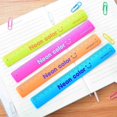 thumbnail image 2 of Measure Tools 4pcs 18cm Silica Gel Folding Straight Ruler Bracelet Ruler Gift for Kids School Supplies Measure Tools (Random Color), 2 of 8