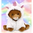 thumbnail image 3 of DolliBu Squat Lion Unicorn Plush Stuffed Animal Toy - Super Soft Lion Unicorn Dress Up Animal with Removable Plush Unicorn Outfit, Cute Fantasy Wildlife Plush Gift for Kids and Adults - 8 Inches, 3 of 6