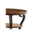 thumbnail image 2 of May Transitional Style Side Table with Brown finish., 2 of 5