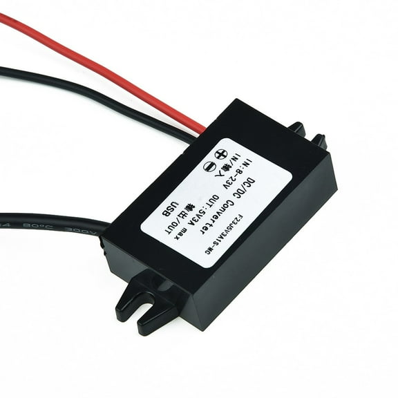 12V To 5V 3A Waterproof Converter Type C Usb C Dc-Dc Step Down Module