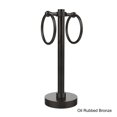 thumbnail image 5 of Vanity Top 2 Towel Ring Guest Towel Valet - Polished Chrome / Grooved, 5 of 5