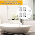 thumbnail image 3 of Heavy Duty Mirror Clip Metal Mirror Clips Wide Channel Mirror Hanger Clip Kit for Rustproof Load-bearing Wall Mounting Large Heavy Retainer Clips, 3 of 8