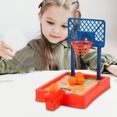 thumbnail image 2 of Dual-Player Mini Basketball Game Set - 10 Inch Desktop Finger Flick Hoop with 4 Balls, Hand-Eye Coordination Trainer for Family Fun Precision Training​​, 2 of 7