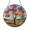 Acrylic 3.5 Inch, variant on Stained Glass Tree Silhouette Window Hanging Art2401