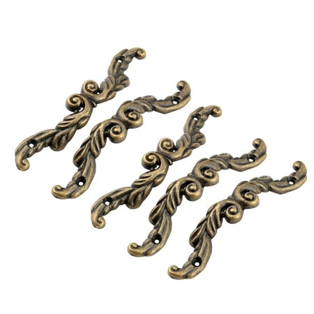 - Uxcell Dresser Drawer Metal Arch Bow Shape Cabinet Door Pull Handle Bronze Tone 5pcs