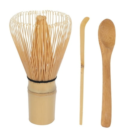 

Japanese Matcha Tea Set(3 Pcs) - Matcha Bamboo Whisk Tea Spoon -Tea Ceremony Kit