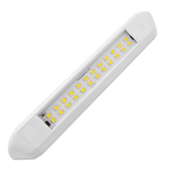 Dream lighting RV Exterior Porch Awning Light LED Light Fixture for 12volt Camper Trailer 5.4W, 350lumens Cool White Lighting 10inch