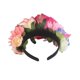thumbnail image 4 of Diadema creativa de estilo europeo y americano para novia, accesorio para el cabello con flores rosas, para fiesta de Halloween, 4 of 6