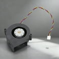 thumbnail image 5 of Industrial 97mm PWM Blower Fan 12V 6A 18000Hrs Lifespans For DVR Switches Cabinet Small Space Ventilation, 5 of 8
