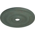thumbnail image 3 of Ekena Millwork 26 1/2"OD x 3 5/8"ID x 1 1/2"P Jefferson Ceiling Medallion (Fits Canopies up to 5"), Hand-Painted Cloud Burst Crackle, 3 of 6