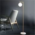 thumbnail image 6 of Floor lamp Milky White Glass Standing Lamps for Living Room Floor Lights Bedroom Marble Stand Light Modern Floor Lamp LED Decorative Foyer Floor lamp, 6 of 7