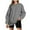 Gray, variant on Diufon Crewneck Sweatshirts Women Oversized Pullover Tops Fall Winter Long Sleeve Sweatshirt Fashion Clothes