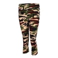 thumbnail image 4 of Elástico Impreso de 3/4 de La Longitud Que Ejecuta Los Pantalones Entrenamientos Del Gimnasio de Las Mujeres METRO Yinane polainas capri mujer, 4 of 8